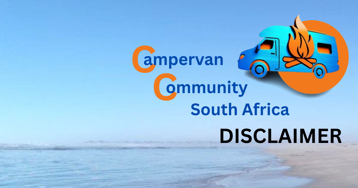 Campervan Community | Disclaimer