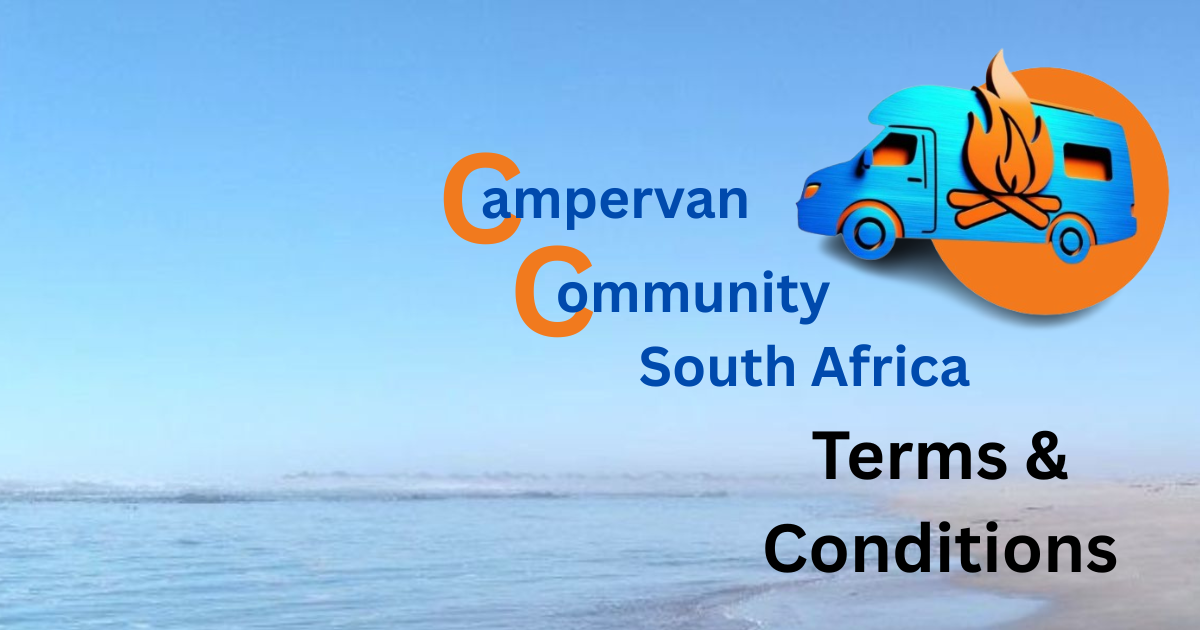 Campervan Community South Africa - Terms and Conditions